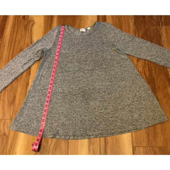 Anthropologie Postmark Heathered Long-Sleeve Swing Top - Size Small - Picture 4 of 8